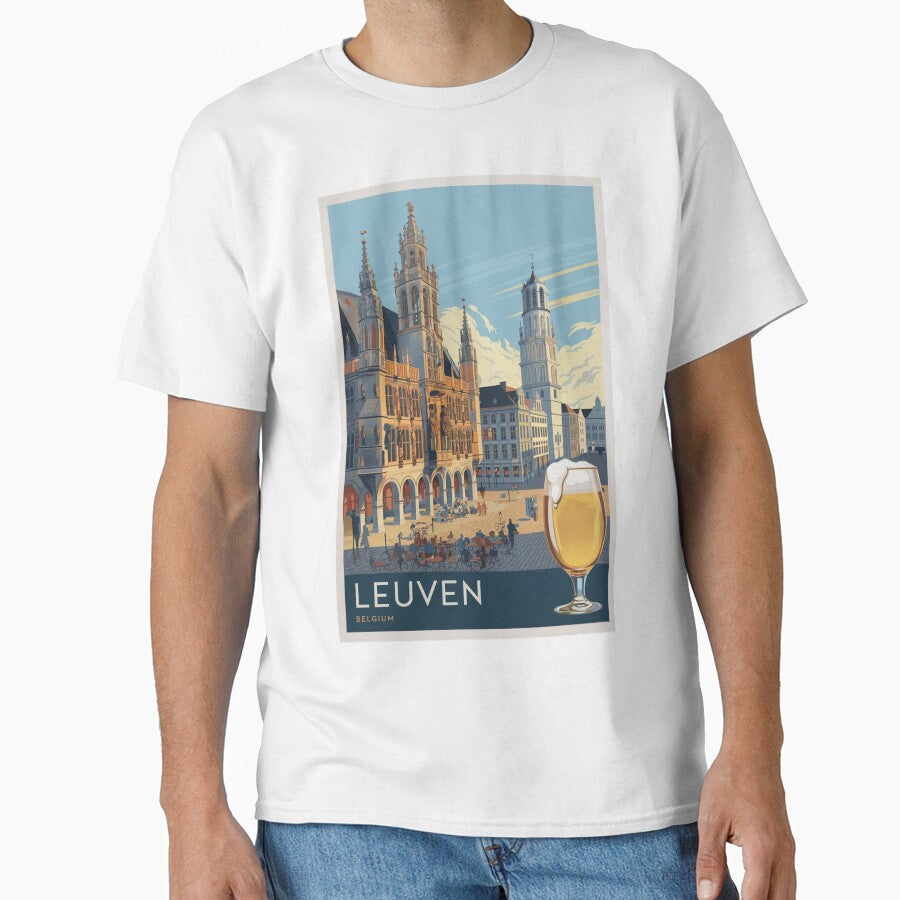 Leuven Vintage Travel Poster by TravelerRat