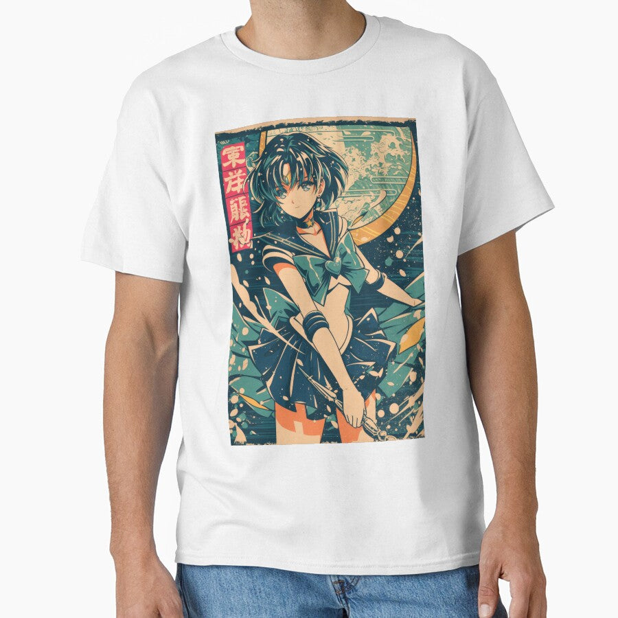 Sailor Mercury Vintage Poster by AnimeArsenalPrints