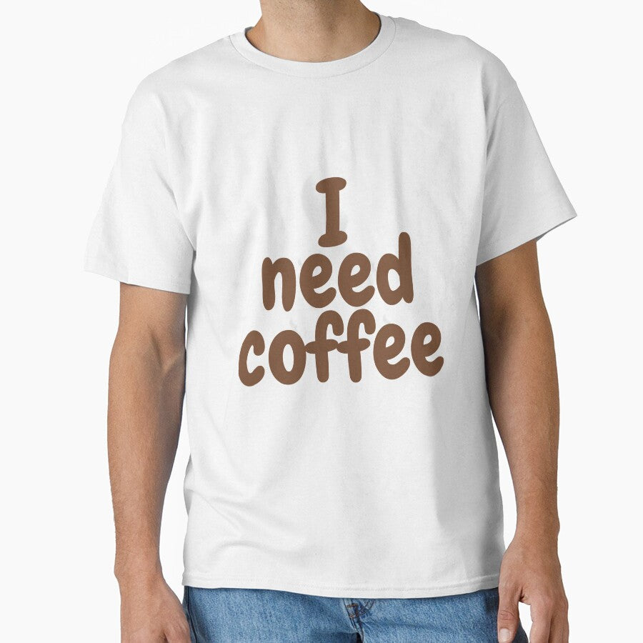 I Need Coffee – Bold Typography Design for Coffee Enthusiasts by Unlimited-Style