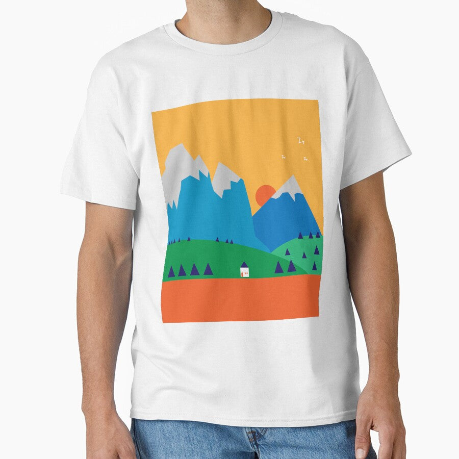 Mountain sunset view Classic by Lorrre