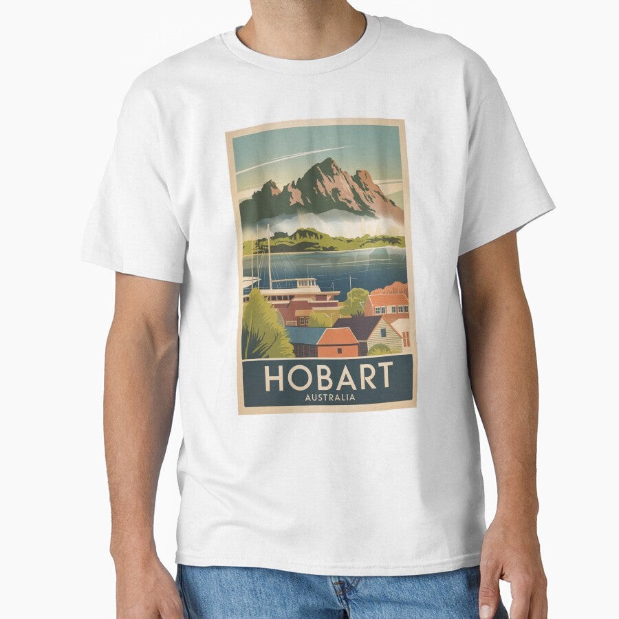 Hobart Vintage Travel Poster by TravelerRat