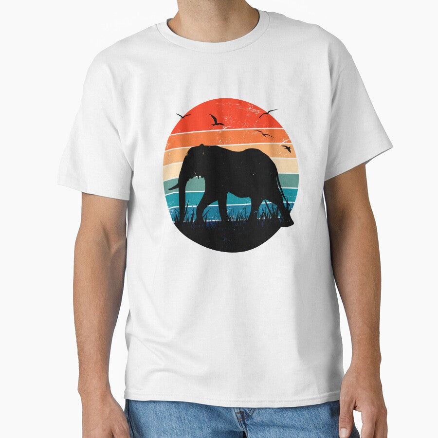 Retro Elephant T-Shirt by BSFT