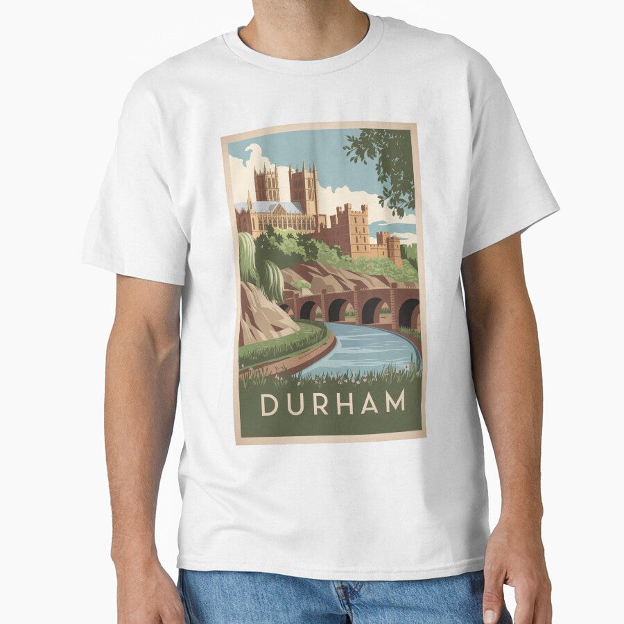 Durham Vintage Travel Poster by TravelerRat