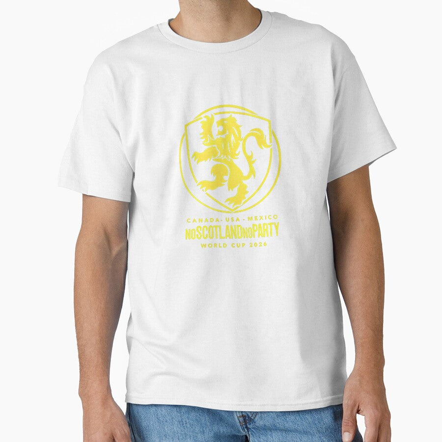 Scotland World Cup 2026 No Scotland No Party T-Shirt_83987455 by gidget-gadget