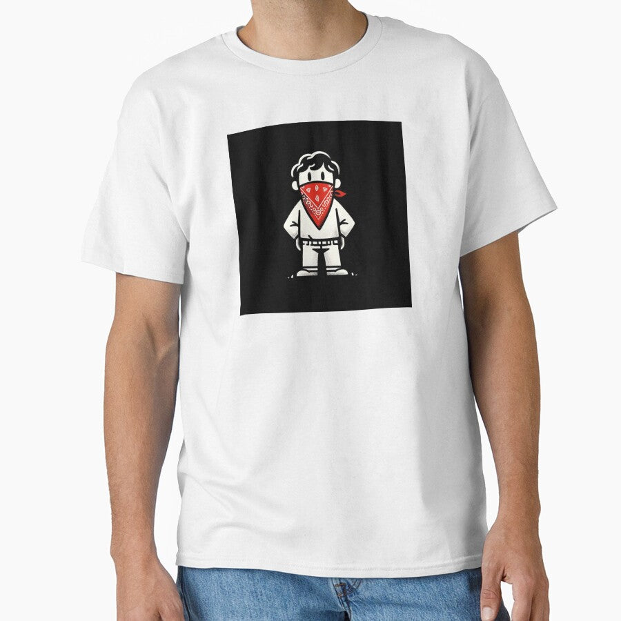 Blood Bandana: Unique T-Shirt Design for Edgy Style Statement by Gatsbird Design