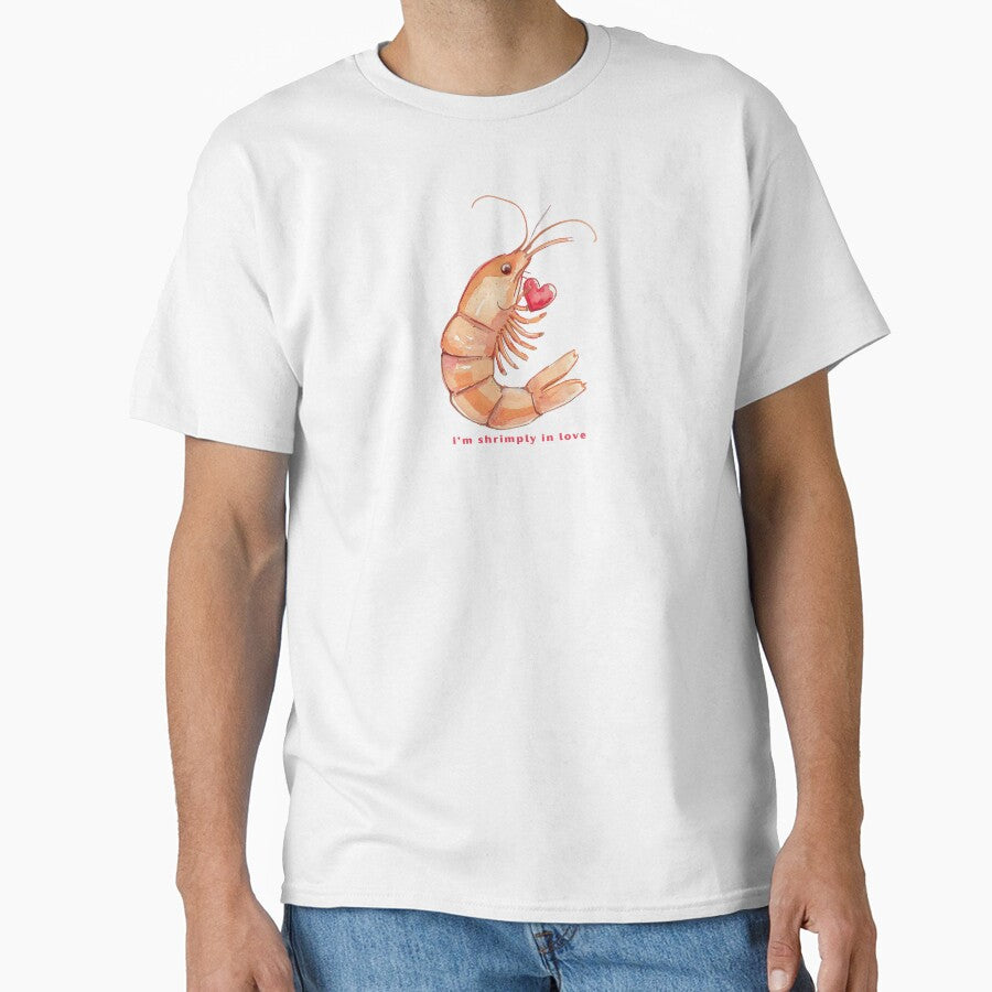I’m Shrimply In Love - Cute Pun | TeeHee Puns Funny Design by TeeHee Puns