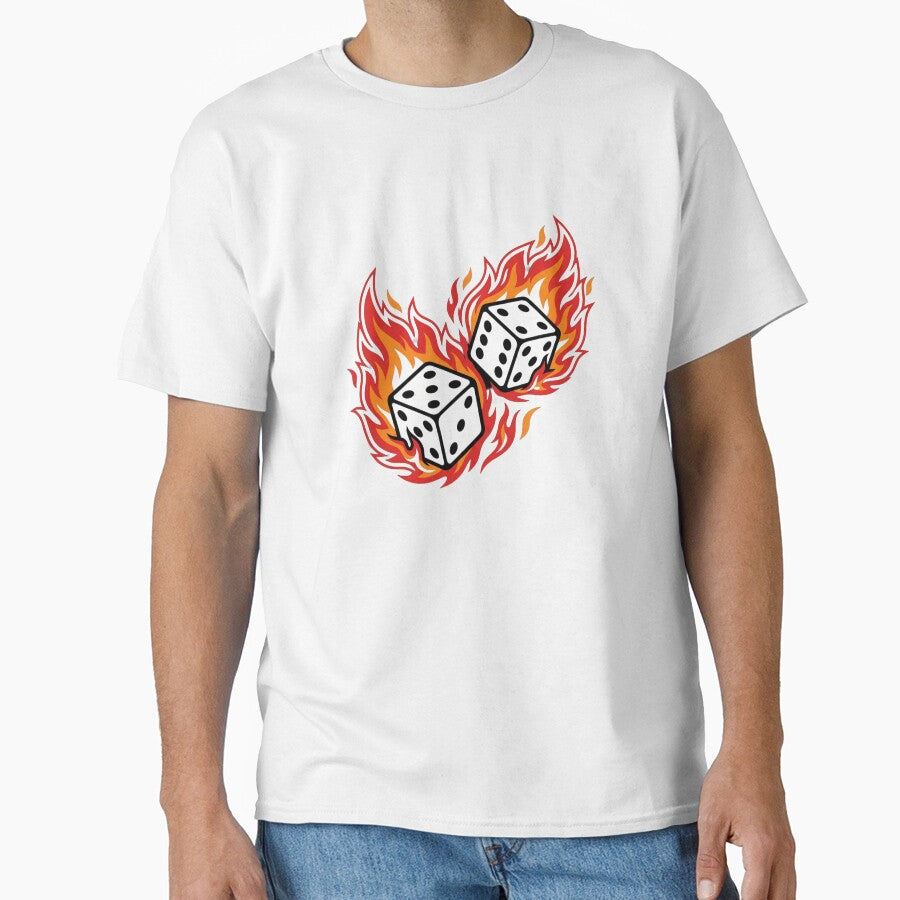 Burning Dice Streetwear by Stickersdevelop