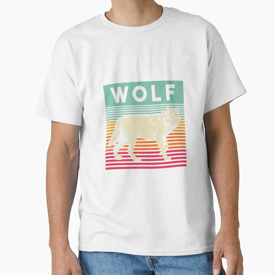 Retro Wolf 70s Wolf Premium by MunMunsh