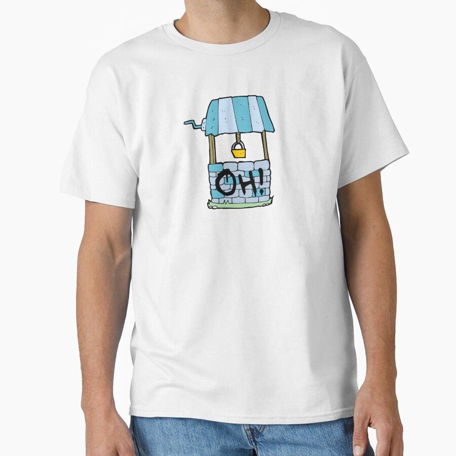 Oh Well Pun, Oh in graffiti on a blue funny water well by Click-Like
