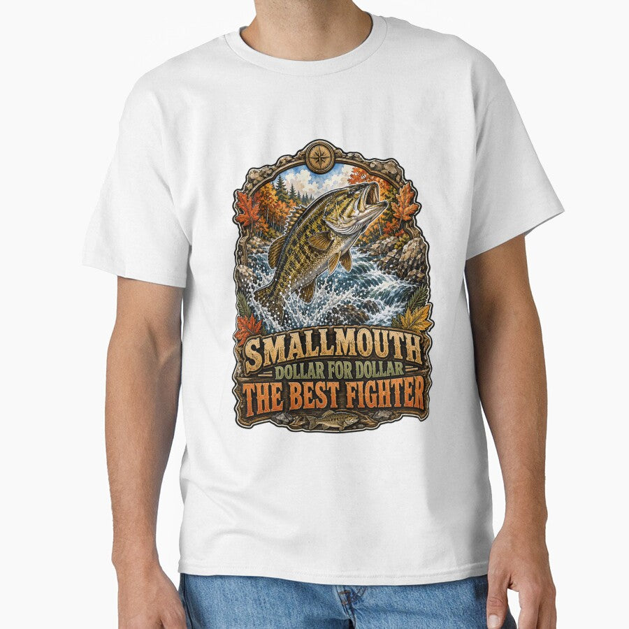 Fishing Design Smallmouth Bass Dollar for Dollar The Best Fighter by fantasticdesign