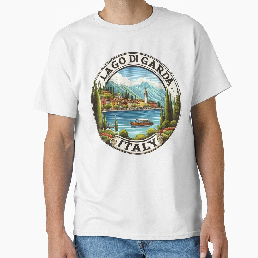 Lake Garda Italy Travel Art by clintang