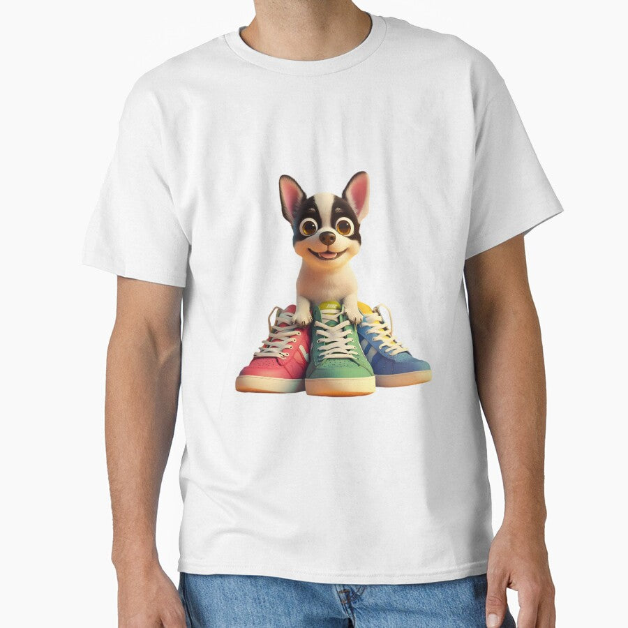 Sneaker Pup Mischief by AI-Only Creations