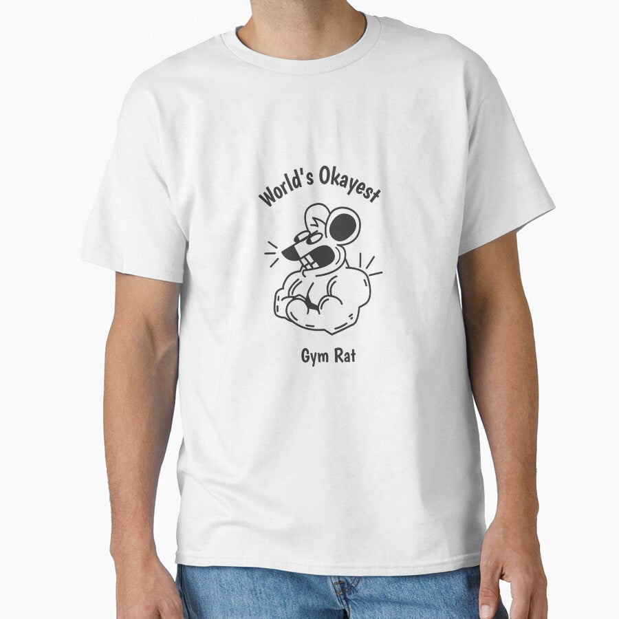 World’s Okayest Gym Rat Fitness Gym by PTMerchco
