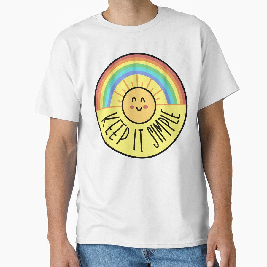 Keep It Simple | Happy Sun & Rainbow Illustration by CarlosAlberto