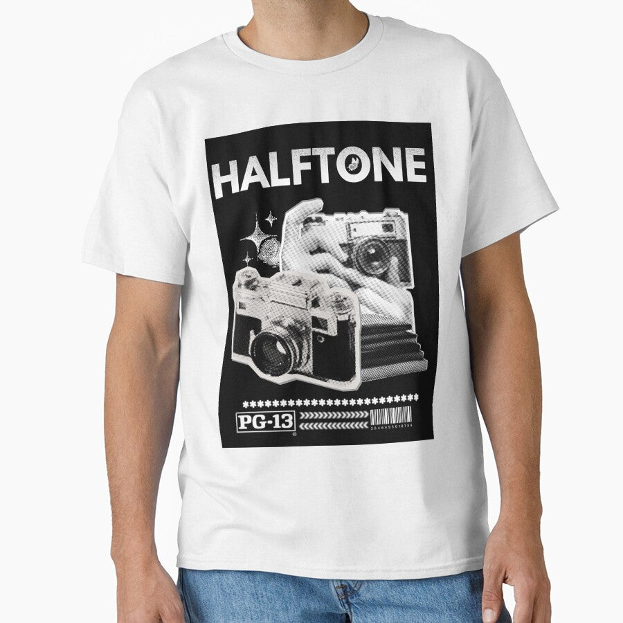 HALFTONE - Black and white - streetwear - Casual by Ddraw0