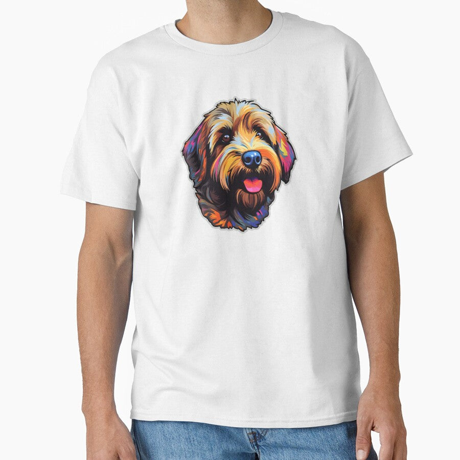 Soft-coated Wheaten Terrier in WPAP style by CUTEDOGGIEZ