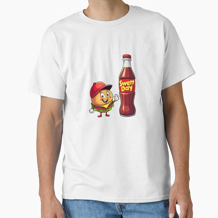 Cute Burger in Love with Soda – Funny Kawaii Food Art | Sweet Day by Sweetday2025