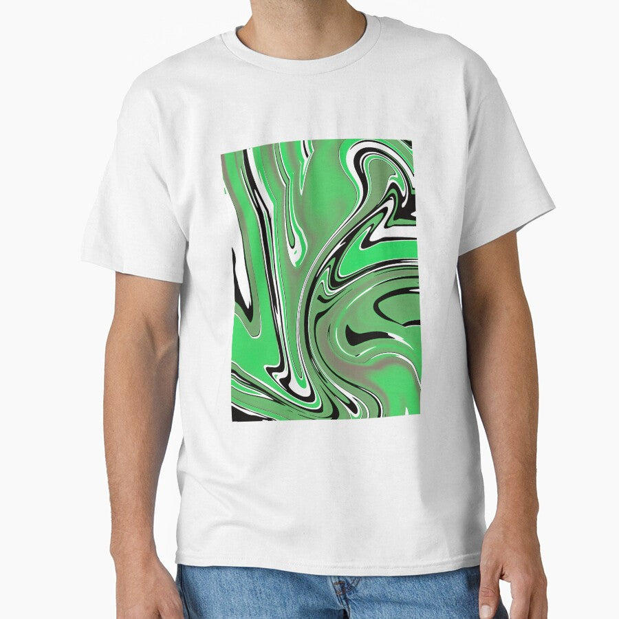 Green & Black Marble by Katherine Rilling
