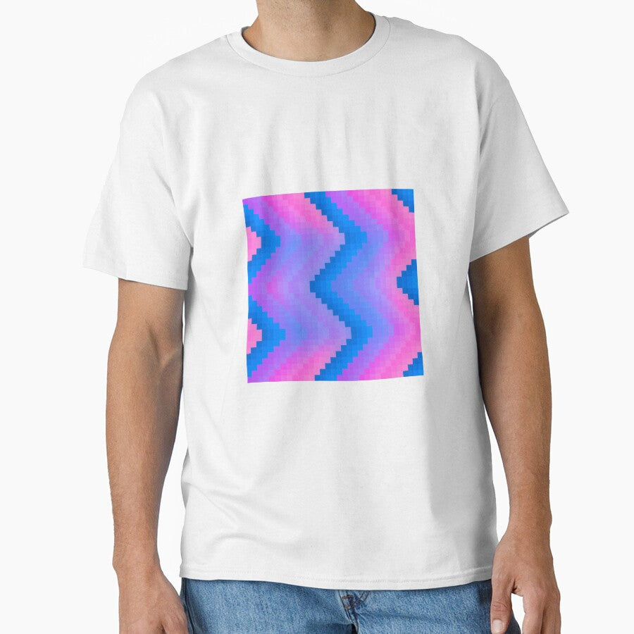 Cotton Candy Pixel Zigzag Pattern by rin3d