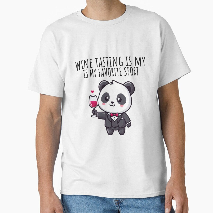 Wine Tasting Panda by LemuellTrends