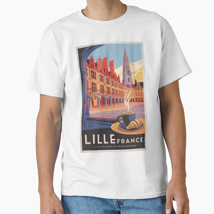 Lille Vintage Travel Poster by TravelerRat