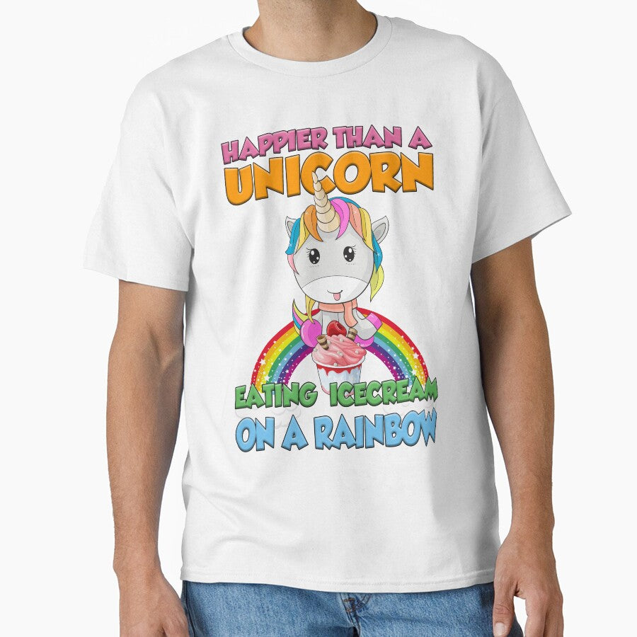 Happier than a unicorn eating icecream on a rainbow by Fairyjam