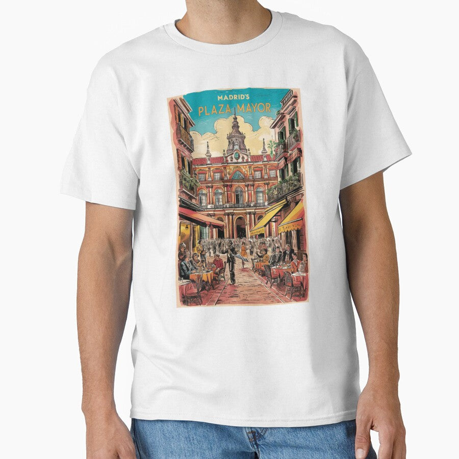 Madrid Vintage Travel Poster by TravelerRat