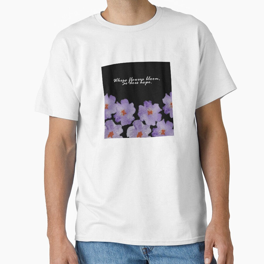 Oversized Watercolour Violet Bloomy by PURPLEbliss