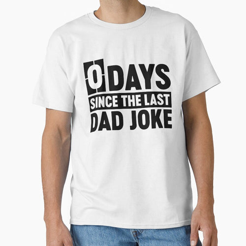 0 Days Since The Last Dad Joke Funny Father's Day Dad Birthday Gift by gunaone-design