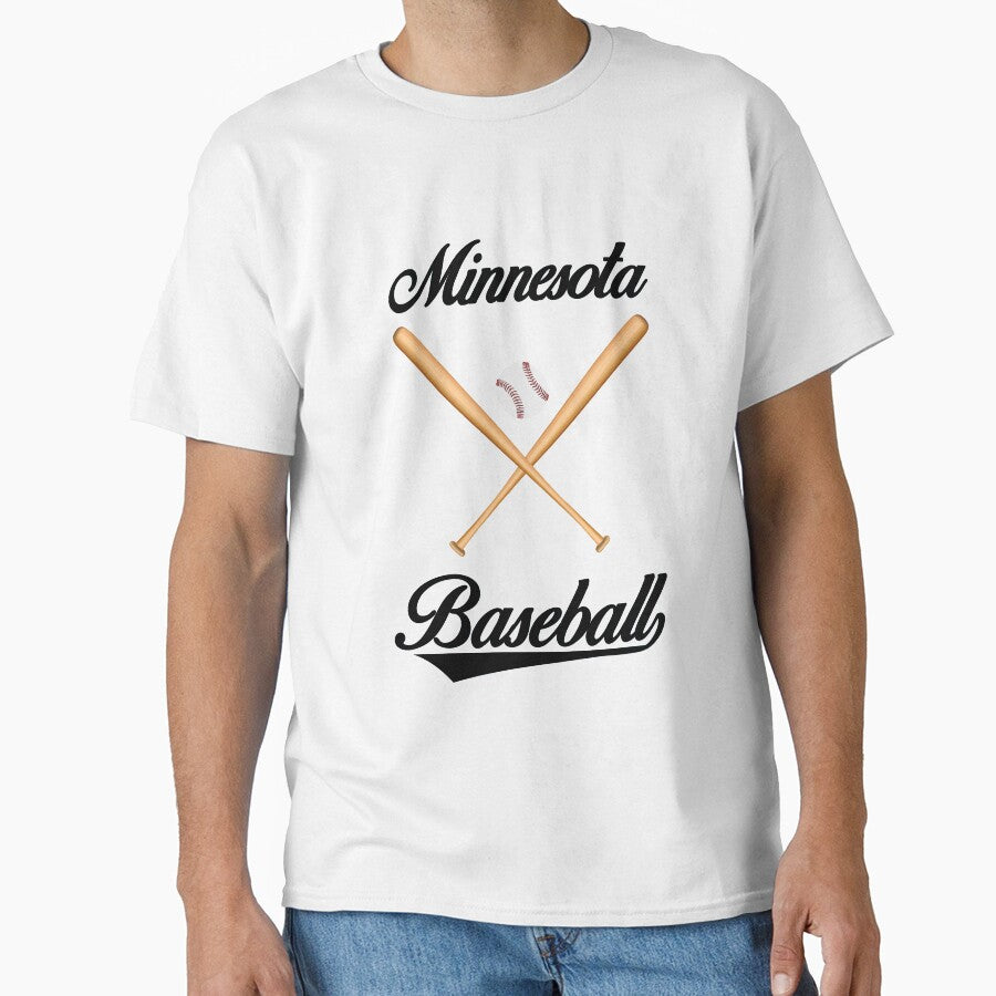 Minnesota Baseball T-Shirt for Men and Women by AllStarMerch
