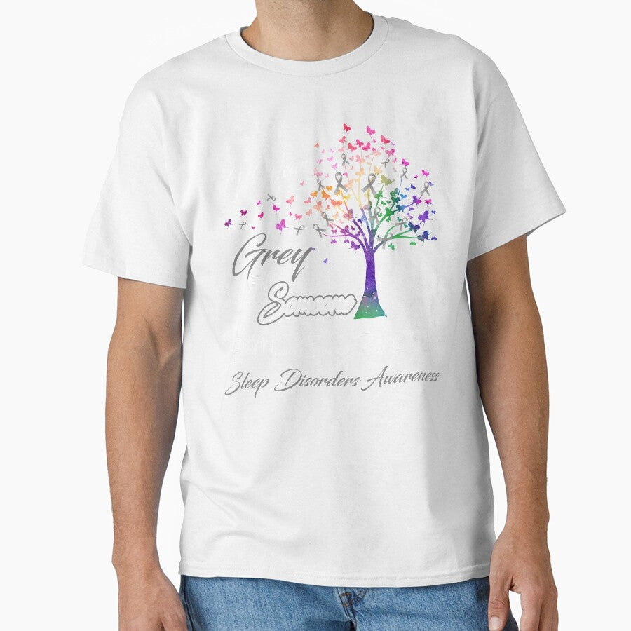 I Wear Grey For Someone I Miss Sleep Disorders Awareness by Gillosina