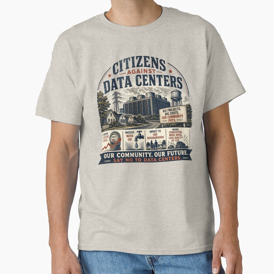Citizens Against Data Centers - Political Meme by The Masked Designer