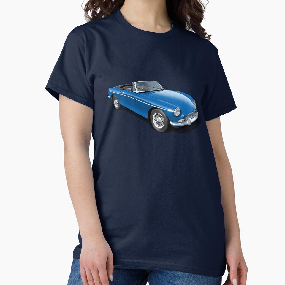 MGB Roadster in mineral blue by candc-retro
