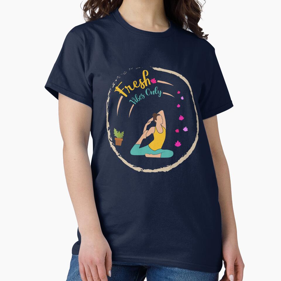 Fresh Vibes Only by Khushi Graphics