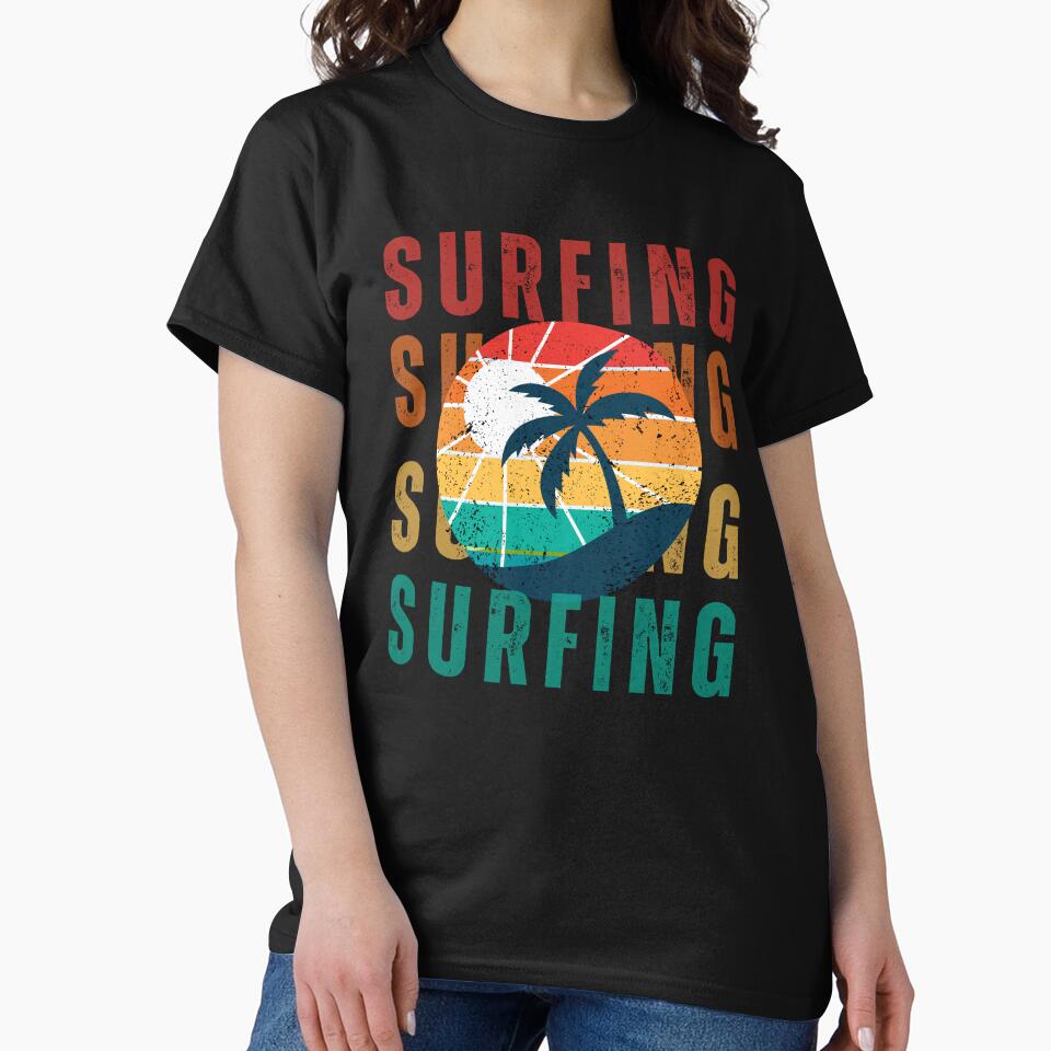 Summer Surfing Beach by FrescoNat