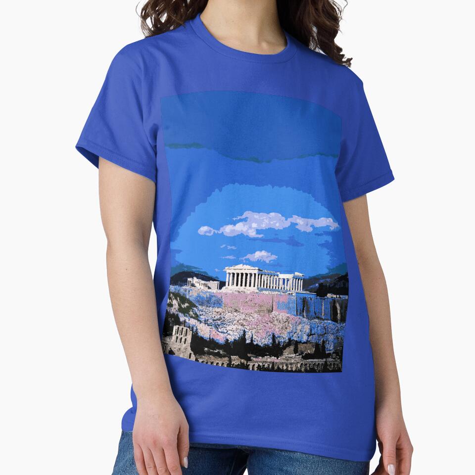 Travel Posters_Visit the Parthenon_Athens_Greece. by FanitsaArt