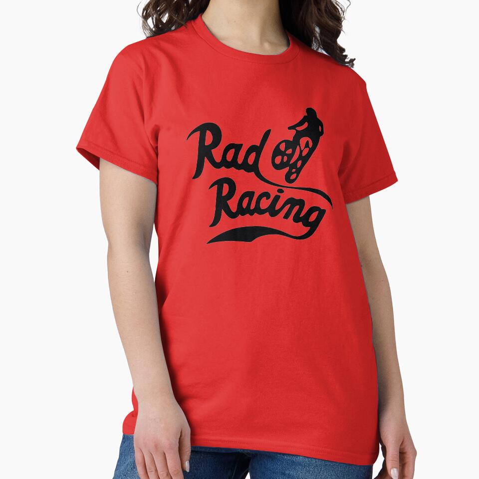 80s vintage inspired retro rad racing shirt by BMBurbanapparel