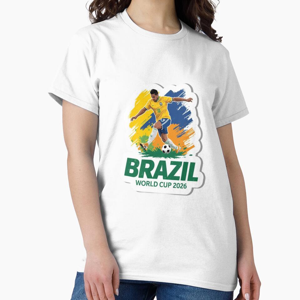 Brazil World Cup 2026 Soccer Player Flag Sticker by PACS0011
