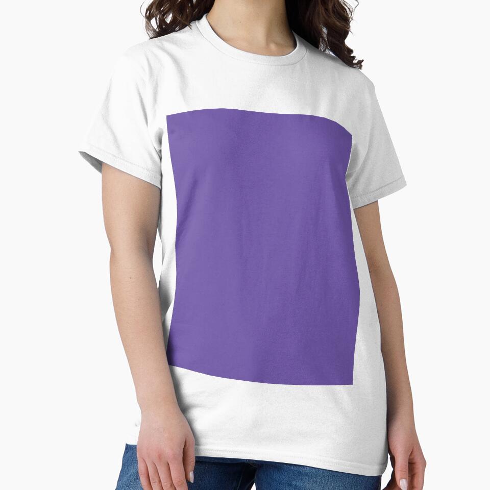 Plain Solid Color Chic Strong Purple Dark Violet Vivid Lavender by mimihuang creations