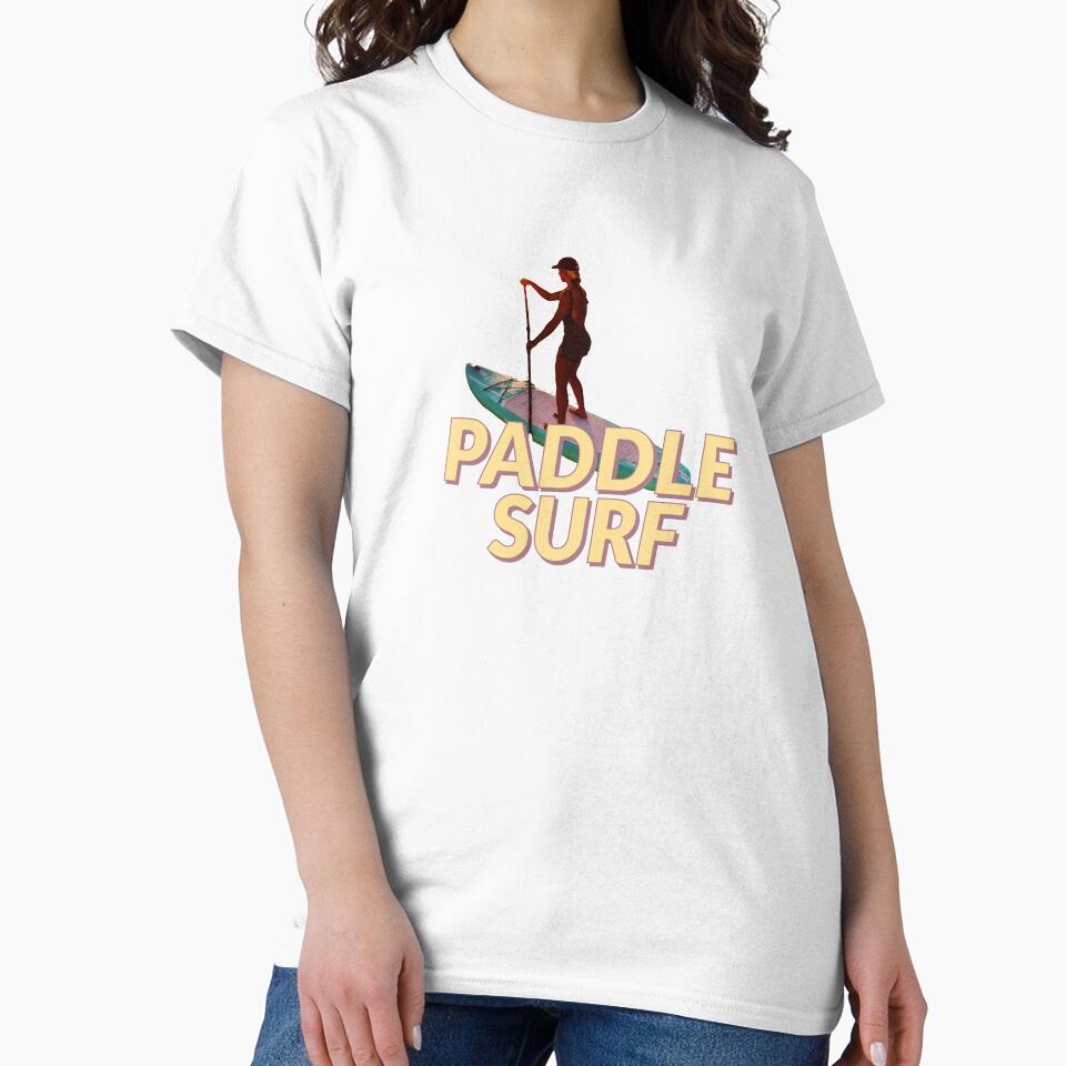 PADDLE SURF - PADDLE SURFING - YELLOW - PINK by Tropical Blood