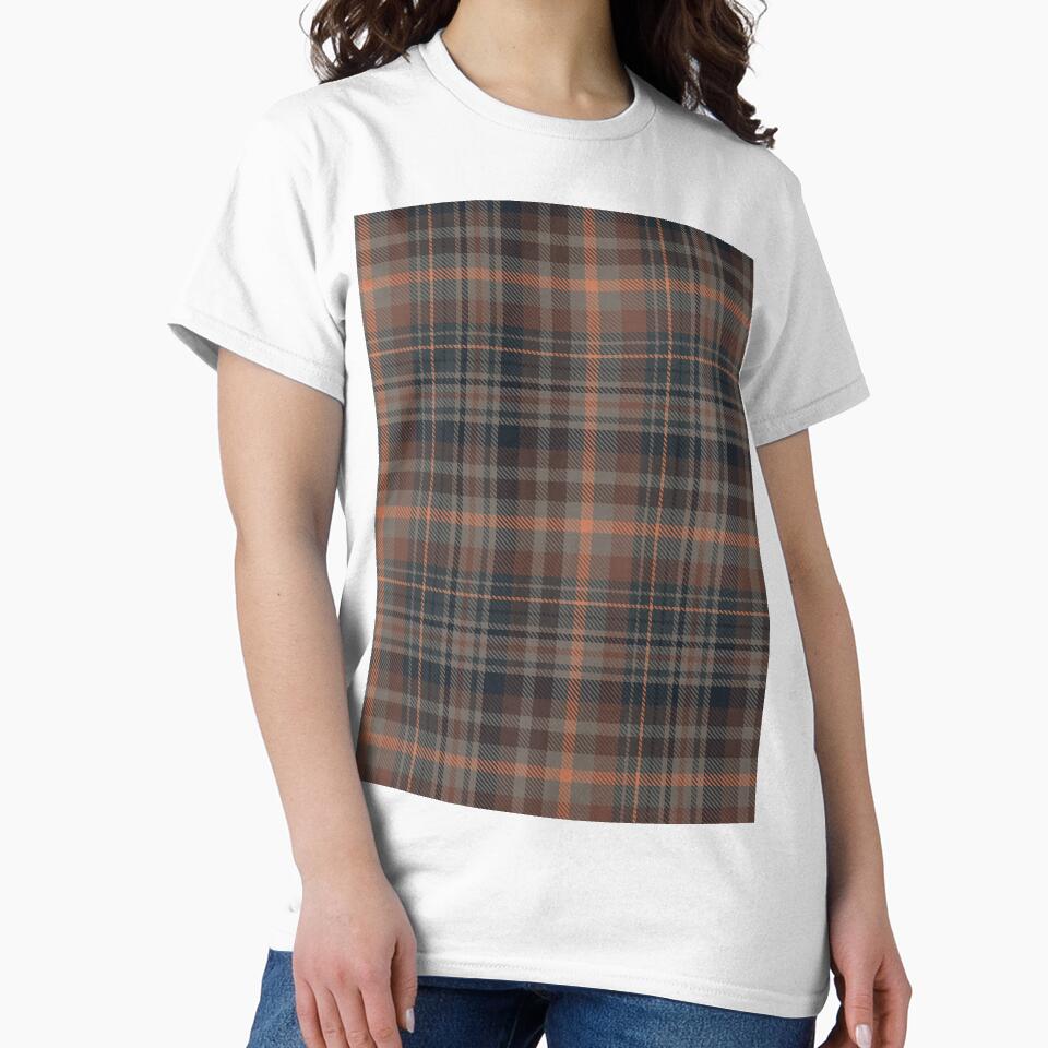 Dark Earth Woods Plaid Tartan Design by PatternTitan