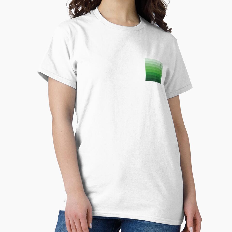 Simple design from shades from light to dark green grass by Cherevan