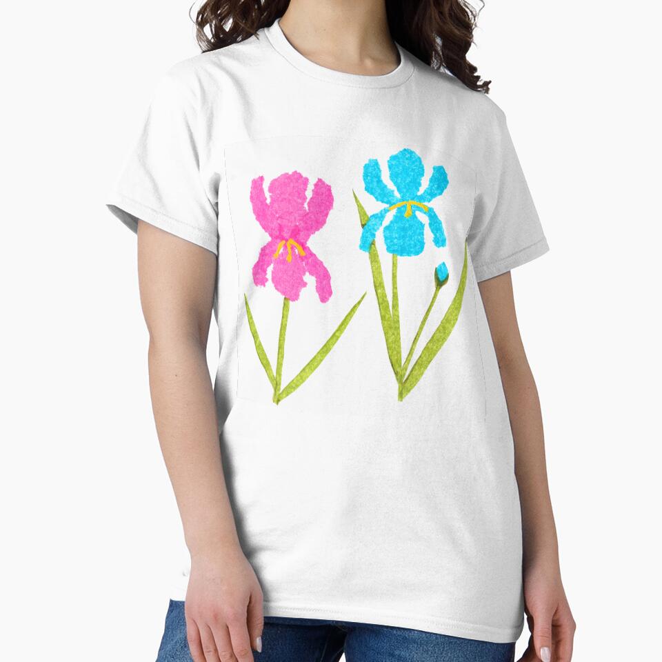 Torn Tissue Paper Irises by TheDopamineDen