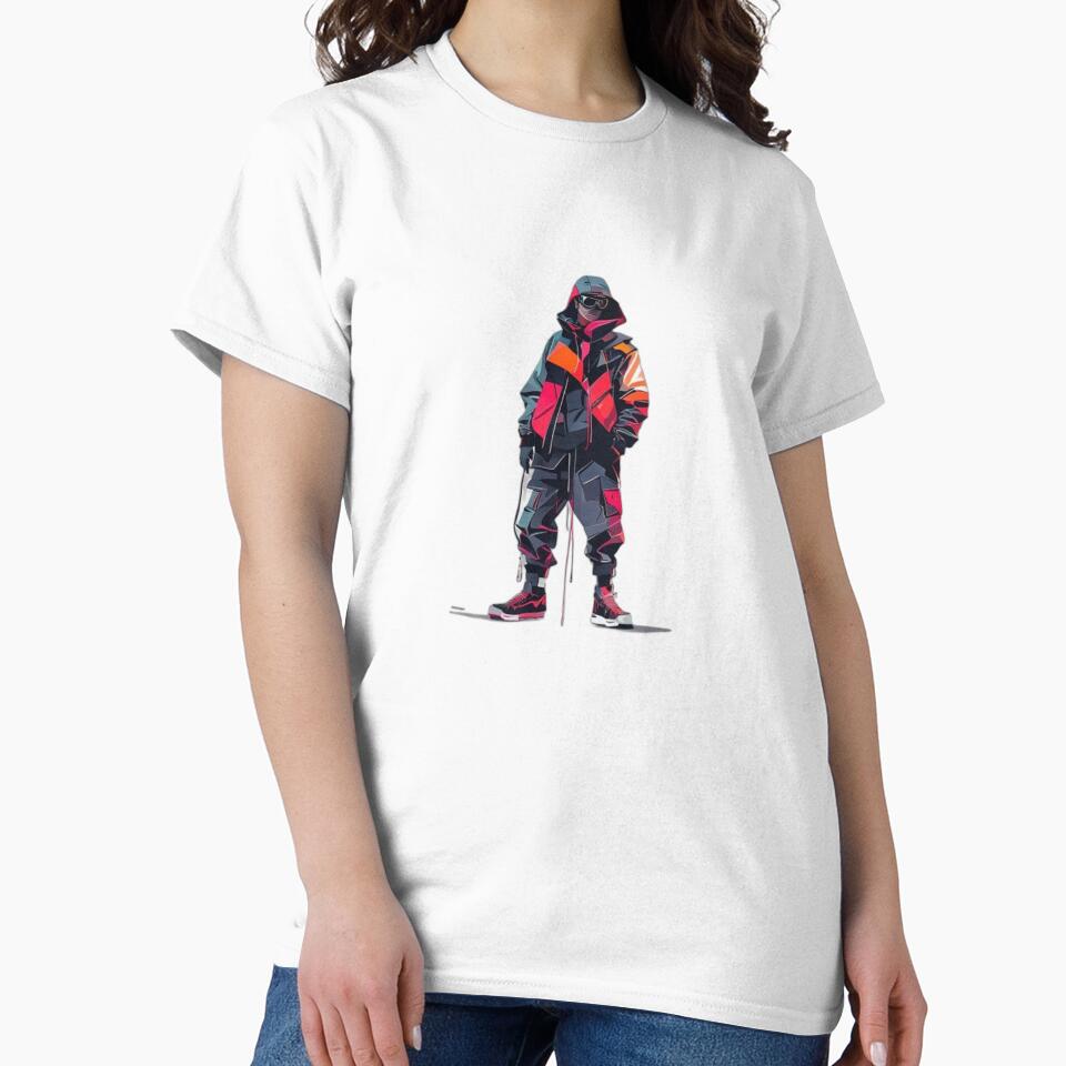 Cyberpunk Streetwear Minimal Flat Design by Shadow-Stone