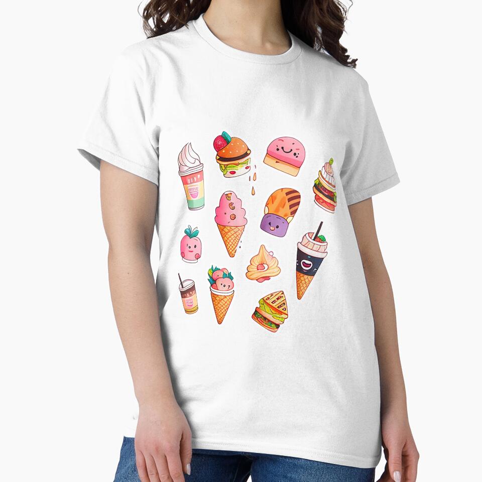 #2 Cute happy food sticker pack by KawaiiFoodArt