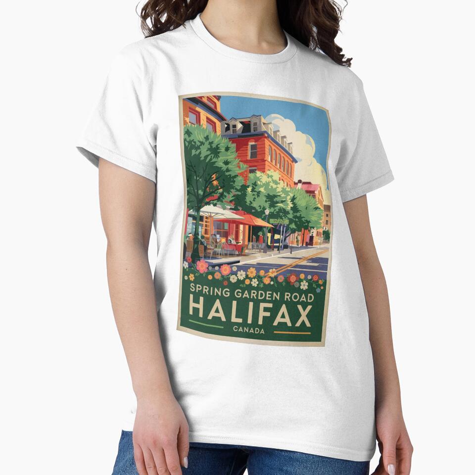 Halifax Vintage Travel Poster by TravelerRat