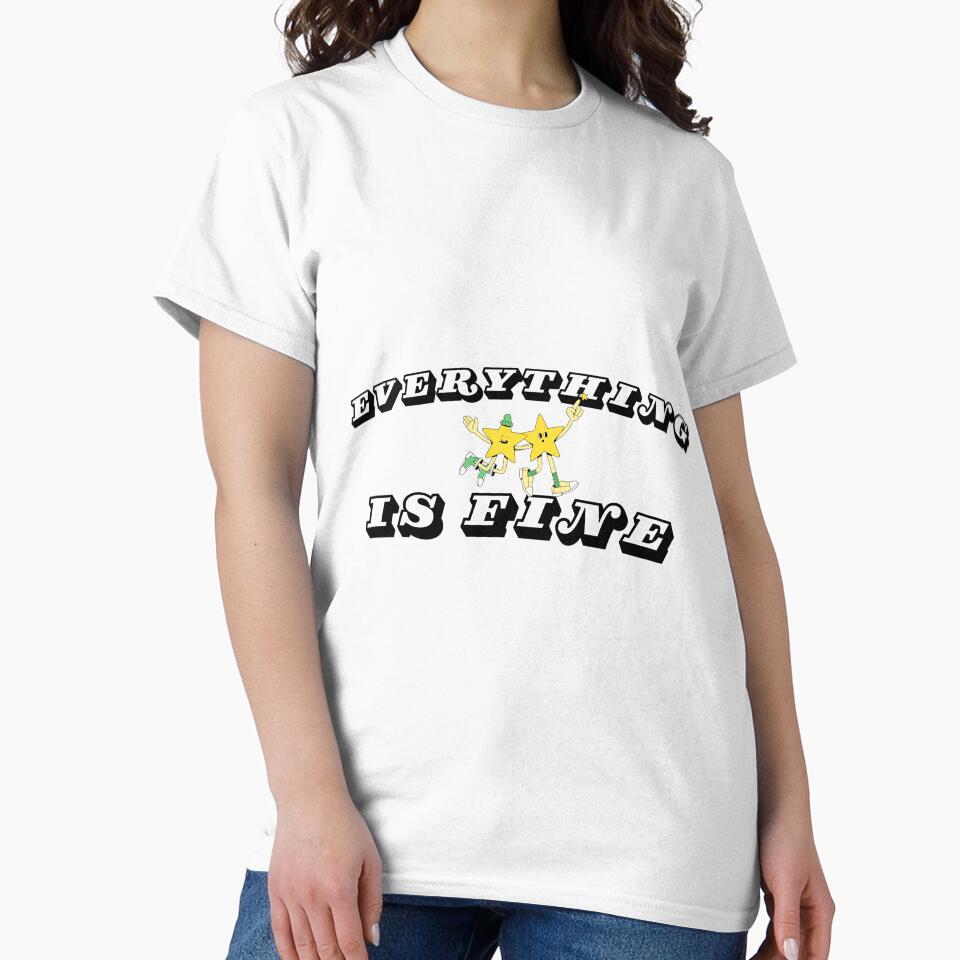 Everything is Fine Funny for Men, Women, Teacher, Back to school by Nopparatt