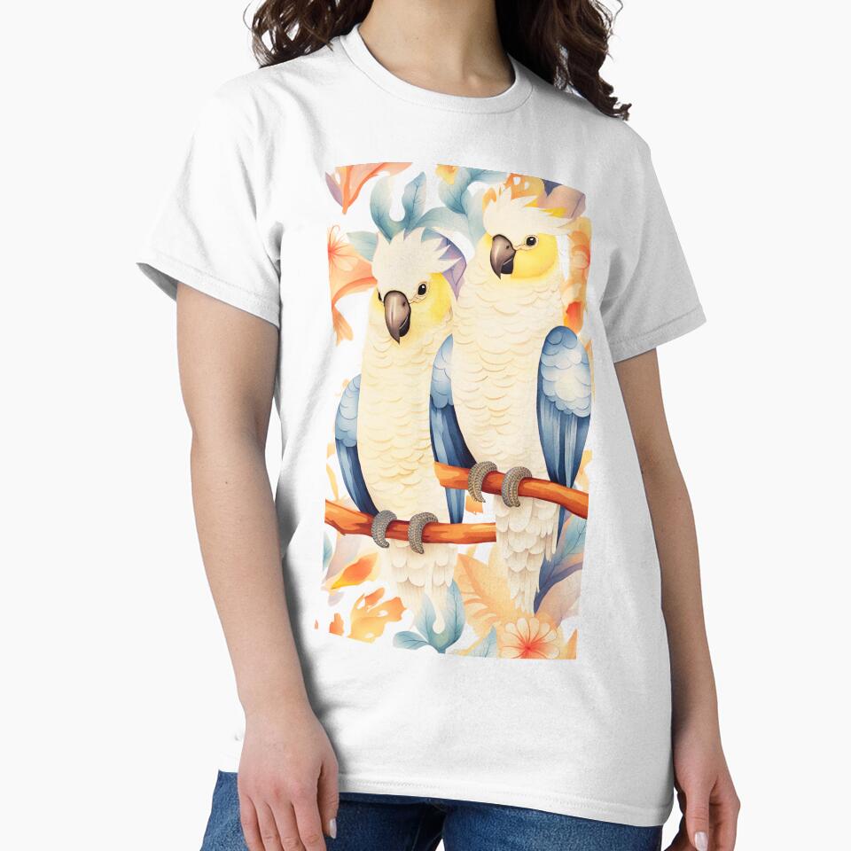 Australian Parrots in Yellow Shades by TeeGeeTees