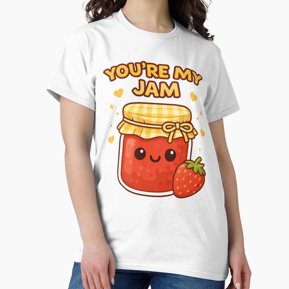 You're My Jam Cute Food Pun by Papier Atelier Art