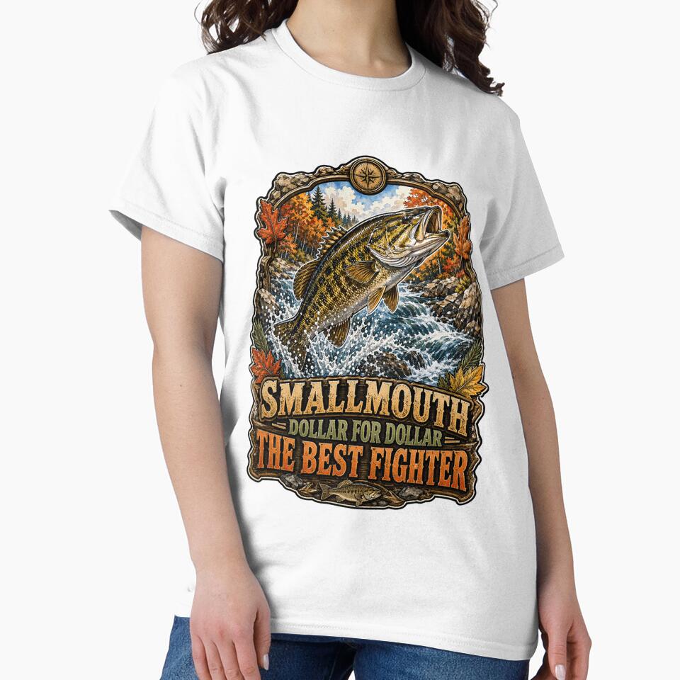 Fishing Design Smallmouth Bass Dollar for Dollar The Best Fighter by fantasticdesign